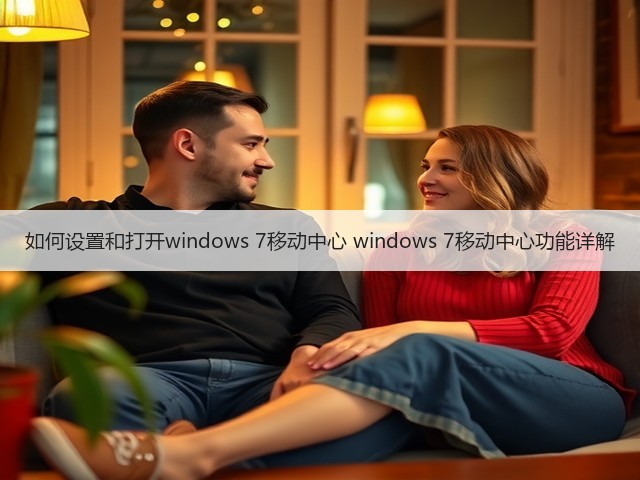 如何设置和打开windows 7移动中心 windows 7移动中心功能详解(图2)