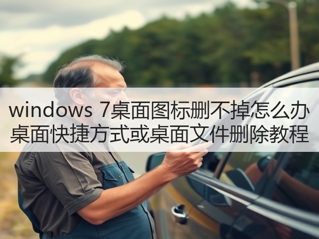 windows 7桌面图标删不掉怎么办 桌面快捷方式或桌面文件删除教程(图3) windows 7桌面图标删不掉怎么办 桌面快捷方式或桌面文件删除教程(图3)