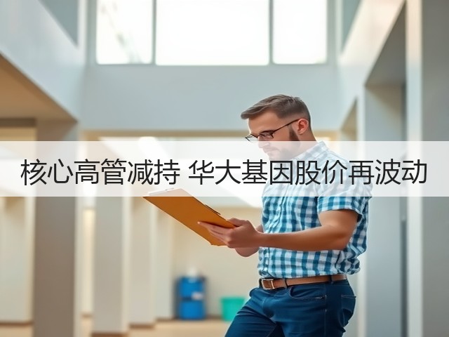 核心高管减持 华大基因股价再波动(图1) 核心高管减持 华大基因股价再波动(图1)