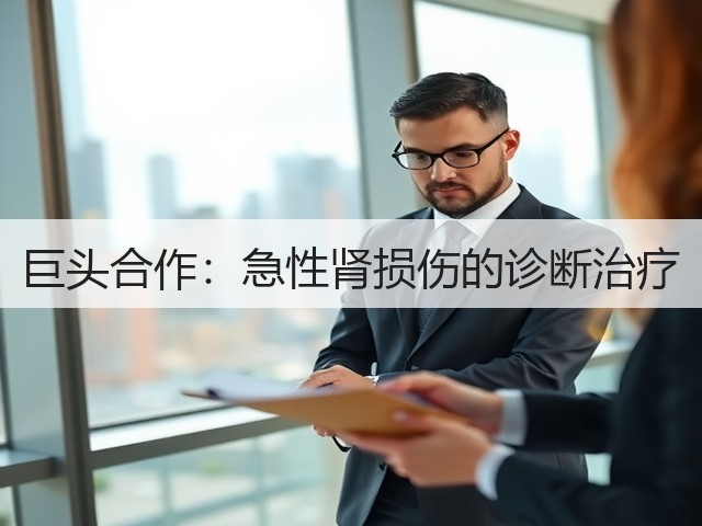 巨头合作:急性肾损伤的诊断治疗(图3) 巨头合作:急性肾损伤的诊断治疗(图3)