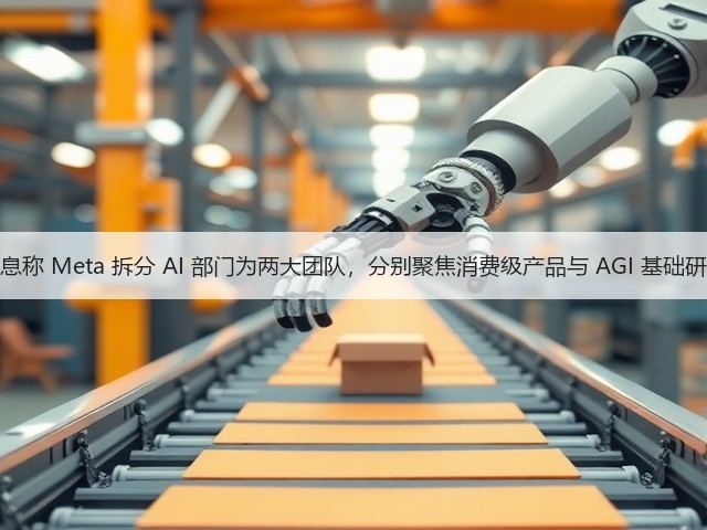 消息称 Meta 拆分 AI 部门为两大团队,分别聚焦消费级产品与 AGI 基础研究(图3) 消息称 Meta 拆分 AI 部门为两大团队,分别聚焦消费级产品与 AGI 基础研究(图3)