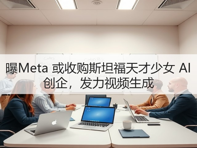 曝Meta 或收购斯坦福天才少女 AI 创企,发力视频生成(图3) 曝Meta 或收购斯坦福天才少女 AI 创企,发力视频生成(图3)