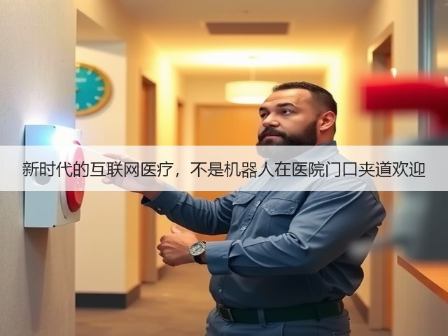新时代的互联网医疗,不是机器人在医院门口夹道欢迎(图1) 新时代的互联网医疗,不是机器人在医院门口夹道欢迎(图1)