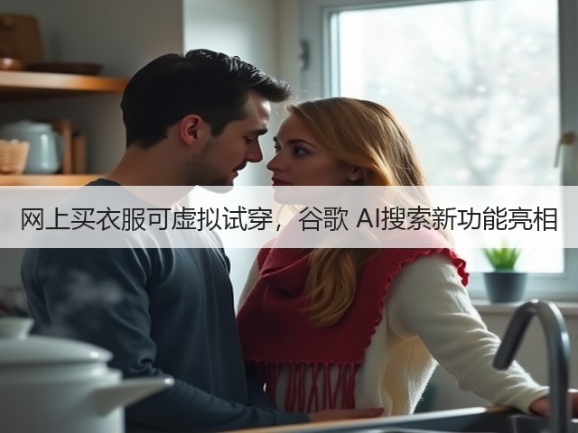 网上买衣服可虚拟试穿，谷歌 AI搜索新功能亮相(图1)