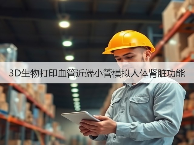 3D生物打印血管近端小管模拟人体肾脏功能(图3) 3D生物打印血管近端小管模拟人体肾脏功能(图3)