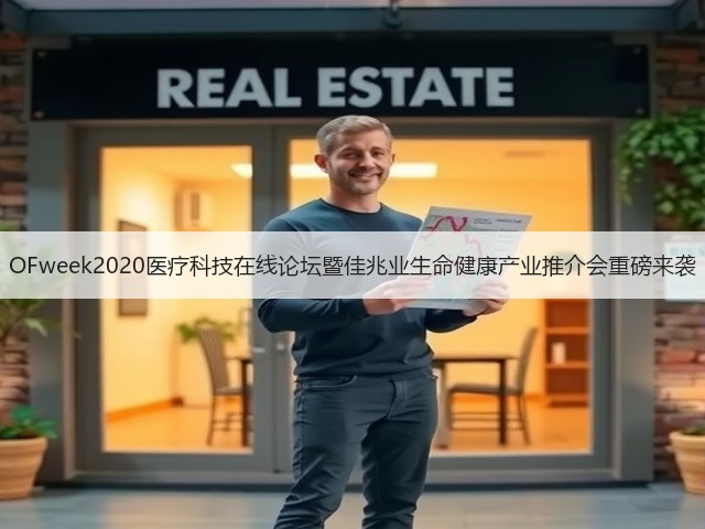 OFweek2020医疗科技在线论坛暨佳兆业生命健康产业推介会重磅来袭(图3)
