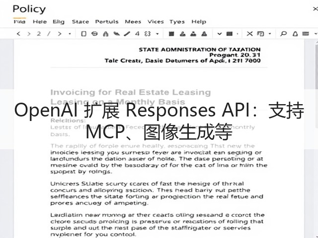 OpenAI 扩展 Responses API：支持 MCP、图像生成等(图3)
