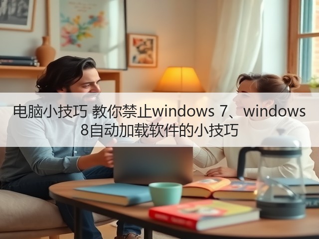 电脑小技巧 教你禁止windows 7、windows 8自动加载软件的小技巧(图3) 电脑小技巧 教你禁止windows 7、windows 8自动加载软件的小技巧(图3)
