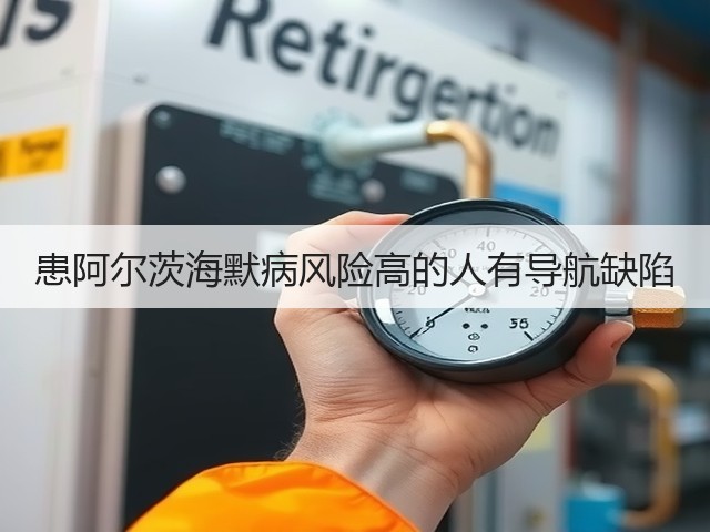 患阿尔茨海默病风险高的人有导航缺陷(图1) 患阿尔茨海默病风险高的人有导航缺陷(图1)