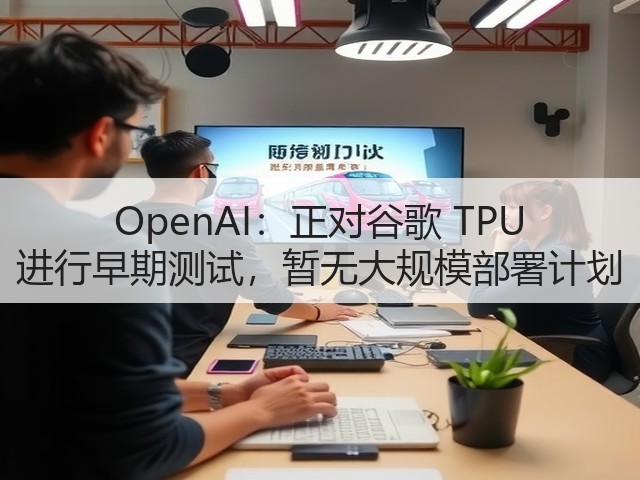 OpenAI：正对谷歌 TPU 进行早期测试，暂无大规模部署计划(图2)