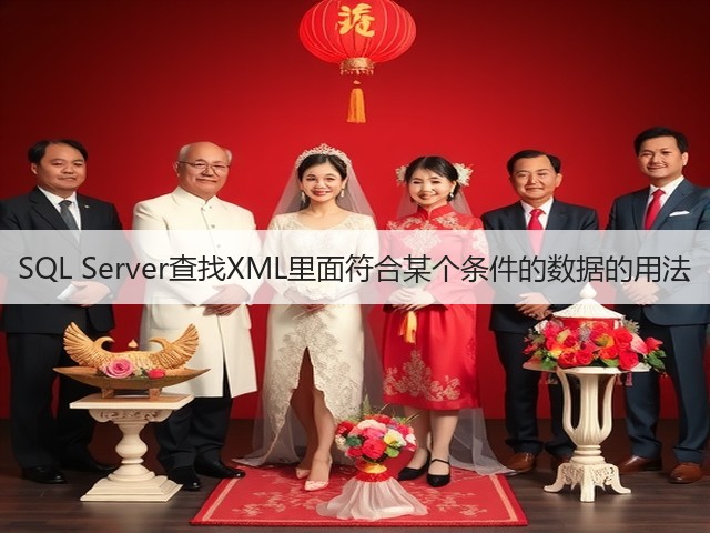 SQL Server查找XML里面符合某个条件的数据的用法(图1) SQL Server查找XML里面符合某个条件的数据的用法(图1)