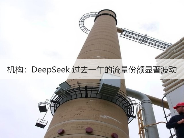 机构:DeepSeek 过去一年的流量份额显著波动(图3) 机构:DeepSeek 过去一年的流量份额显著波动(图3)