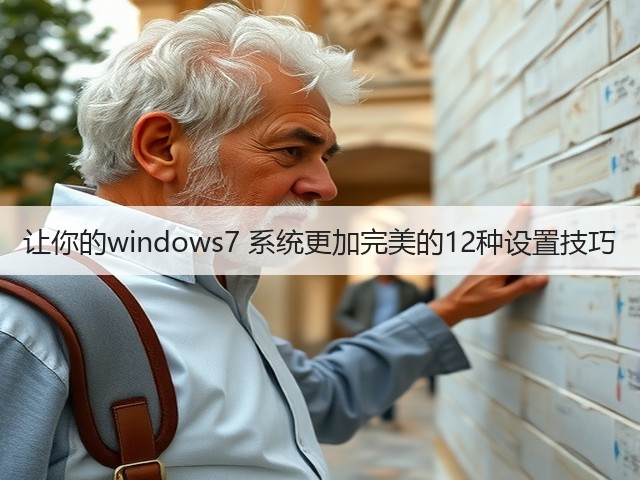 让你的windows7 系统更加完美的12种设置技巧(图2)