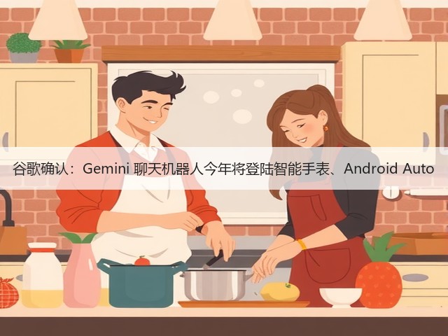 谷歌确认:Gemini 聊天机器人今年将登陆智能手表、Android Auto(图1) 谷歌确认:Gemini 聊天机器人今年将登陆智能手表、Android Auto(图1)