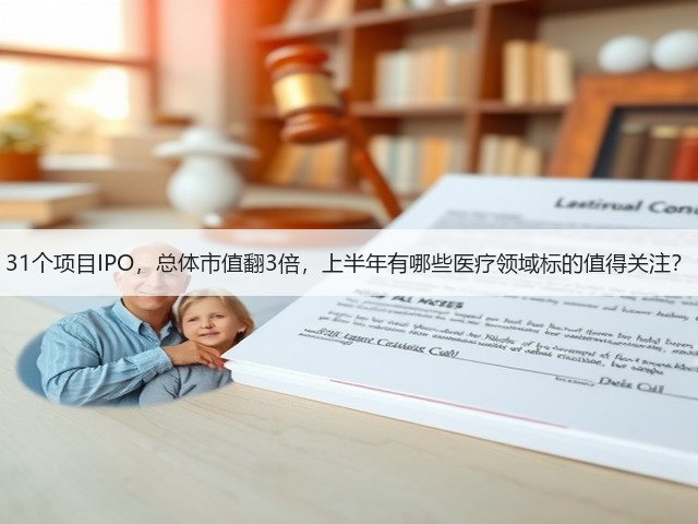 31个项目IPO，总体市值翻3倍，上半年有哪些医疗领域标的值得关注？(图1)
