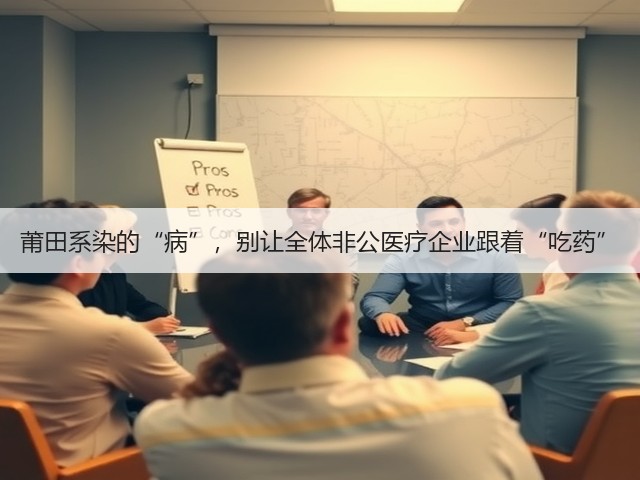 莆田系染的“病”,别让全体非公医疗企业跟着“吃药”(图3) 莆田系染的“病”,别让全体非公医疗企业跟着“吃药”(图3)