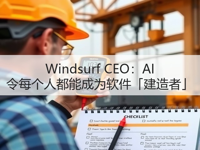 Windsurf CEO:AI 令每个人都能成为软件「建造者」(图3) Windsurf CEO:AI 令每个人都能成为软件「建造者」(图3)