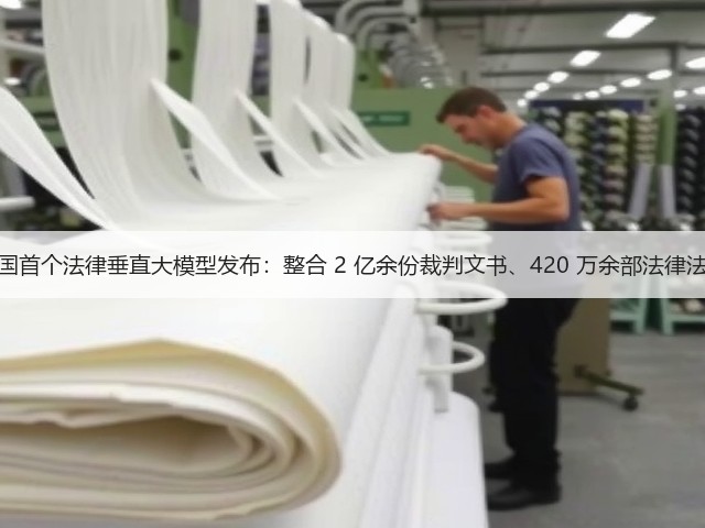 我国首个法律垂直大模型发布：整合 2 亿余份裁判文书、420 万余部法律法规(图2)