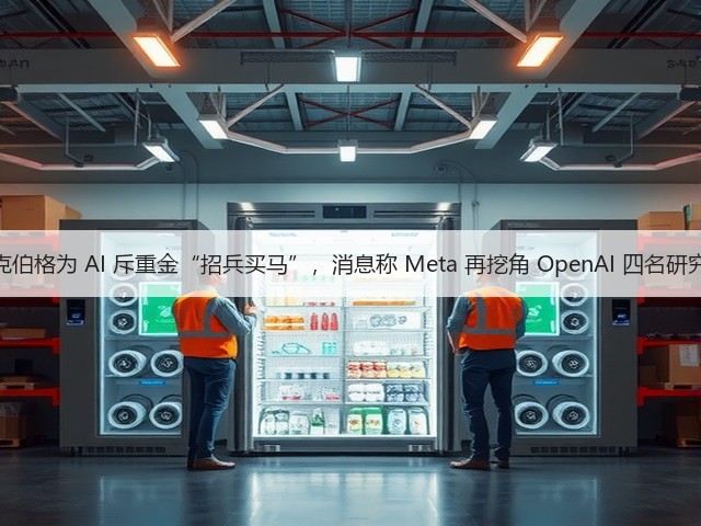 扎克伯格为 AI 斥重金“招兵买马”,消息称 Meta 再挖角 OpenAI 四名研究员(图1) 扎克伯格为 AI 斥重金“招兵买马”,消息称 Meta 再挖角 OpenAI 四名研究员(图1)