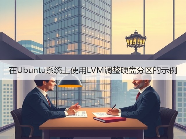 在Ubuntu系统上使用LVM调整硬盘分区的示例(图2) 在Ubuntu系统上使用LVM调整硬盘分区的示例(图2)