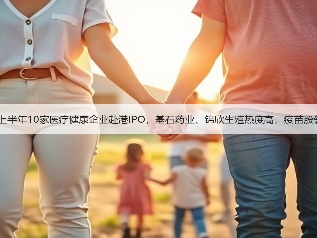 2019年上半年10家医疗健康企业赴港IPO,基石药业、锦欣生殖热度高,疫苗股领跑股价(图3) 2019年上半年10家医疗健康企业赴港IPO,基石药业、锦欣生殖热度高,疫苗股领跑股价(图3)