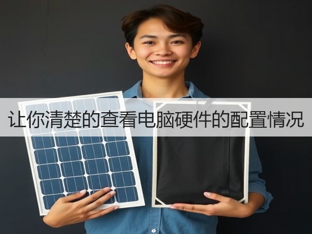让你清楚的查看电脑硬件的配置情况(图3)