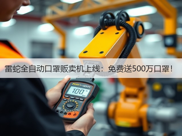 雷蛇全自动口罩贩卖机上线:免费送500万口罩!(图3) 雷蛇全自动口罩贩卖机上线:免费送500万口罩!(图3)