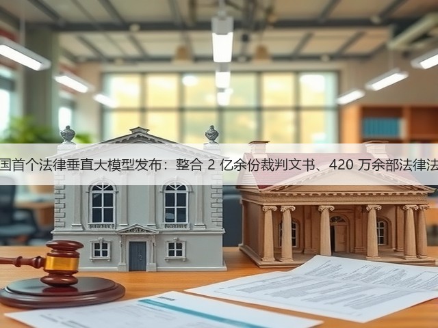 我国首个法律垂直大模型发布:整合 2 亿余份裁判文书、420 万余部法律法规(图3) 我国首个法律垂直大模型发布:整合 2 亿余份裁判文书、420 万余部法律法规(图3)