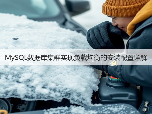 MySQL数据库集群实现负载均衡的安装配置详解(图3)