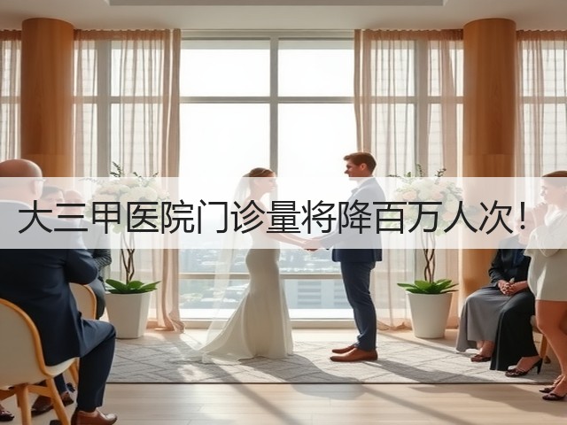 大三甲医院门诊量将降百万人次!(图2) 大三甲医院门诊量将降百万人次!(图2)