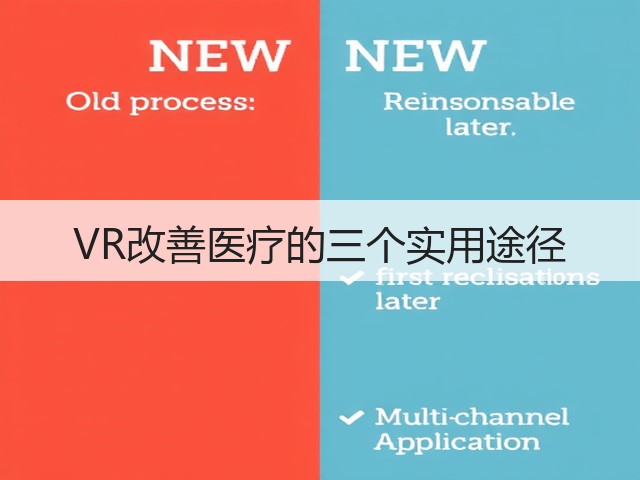 VR改善医疗的三个实用途径(图1)