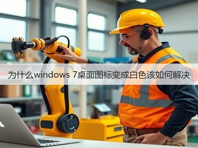 为什么windows 7桌面图标变成白色该如何解决(图2) 为什么windows 7桌面图标变成白色该如何解决(图2)