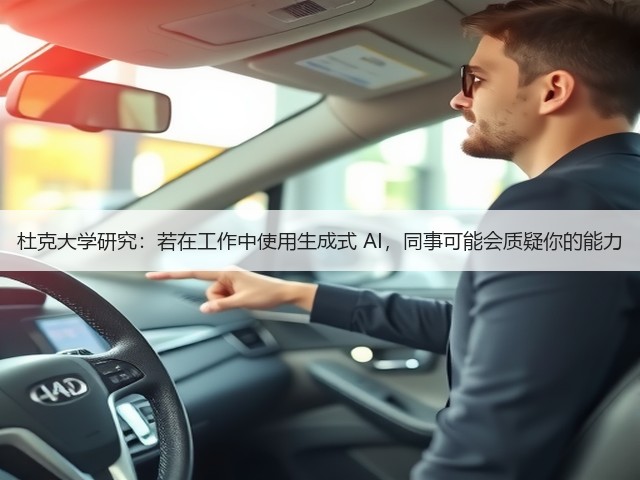 杜克大学研究:若在工作中使用生成式 AI,同事可能会质疑你的能力(图3) 杜克大学研究:若在工作中使用生成式 AI,同事可能会质疑你的能力(图3)