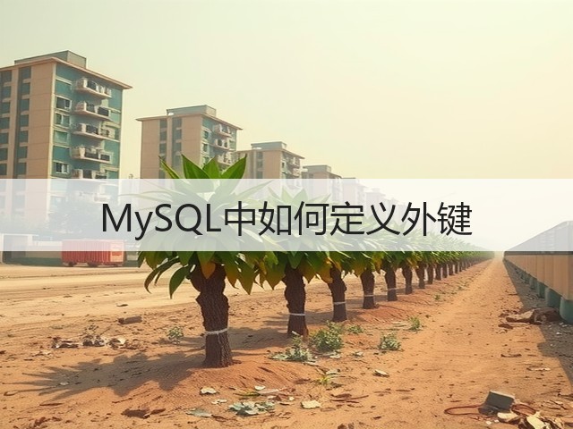MySQL中如何定义外键(图2) MySQL中如何定义外键(图2)