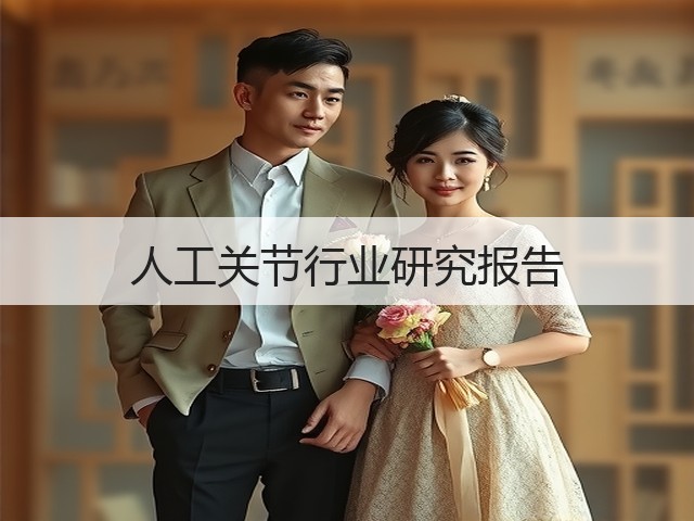 人工关节行业研究报告(图1) 人工关节行业研究报告(图1)