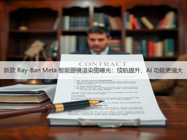新款 Ray-Ban Meta 智能眼镜渲染图曝光:续航提升,AI 功能更强大(图2) 新款 Ray-Ban Meta 智能眼镜渲染图曝光:续航提升,AI 功能更强大(图2)