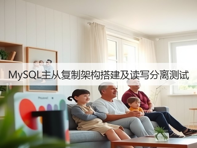 MySQL主从复制架构搭建及读写分离测试(图1) MySQL主从复制架构搭建及读写分离测试(图1)