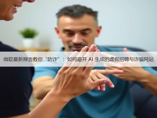 微软最新报告教你“防诈”:如何避开 AI 生成的虚假招聘与诈骗网站(图3) 微软最新报告教你“防诈”:如何避开 AI 生成的虚假招聘与诈骗网站(图3)