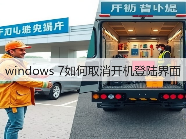windows 7如何取消开机登陆界面(图1)