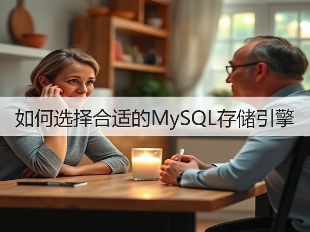 如何选择合适的MySQL存储引擎(图1)