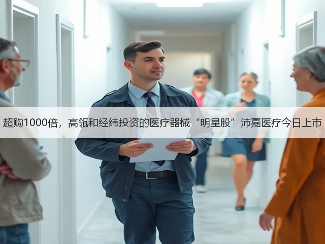 超购1000倍，高瓴和经纬投资的医疗器械“明星股”沛嘉医疗今日上市(图1)