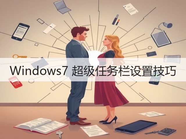 Windows7 超级任务栏设置技巧(图1) Windows7 超级任务栏设置技巧(图1)