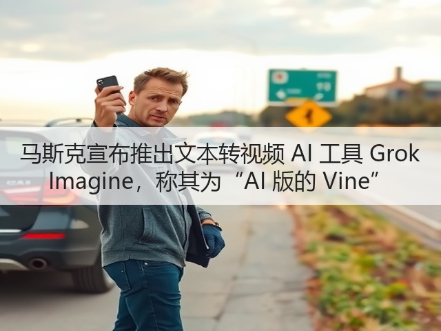 马斯克宣布推出文本转视频 AI 工具 Grok Imagine,称其为“AI 版的 Vine”(图3) 马斯克宣布推出文本转视频 AI 工具 Grok Imagine,称其为“AI 版的 Vine”(图3)