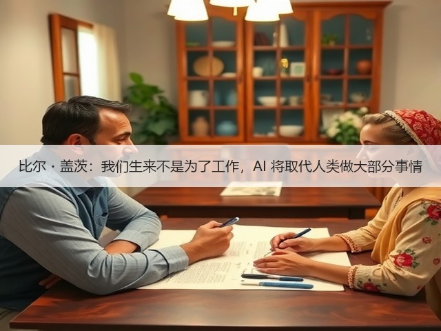 比尔・盖茨:我们生来不是为了工作,AI 将取代人类做大部分事情(图1) 比尔・盖茨:我们生来不是为了工作,AI 将取代人类做大部分事情(图1)