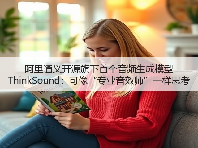 阿里通义开源旗下首个音频生成模型 ThinkSound：可像“专业音效师”一样思考(图2)