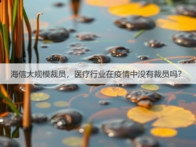 海信大规模裁员，医疗行业在疫情中没有裁员吗？(图3)