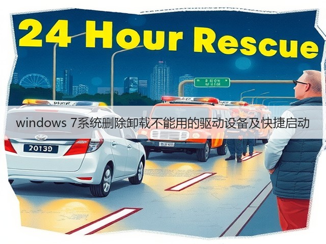 windows 7系统删除卸载不能用的驱动设备及快捷启动(图2) windows 7系统删除卸载不能用的驱动设备及快捷启动(图2)