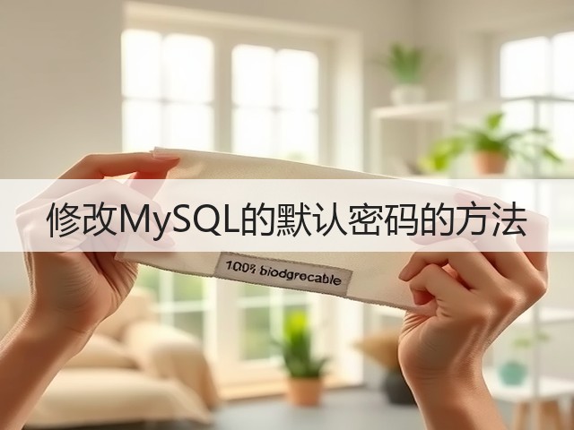 修改MySQL的默认密码的方法(图2) 修改MySQL的默认密码的方法(图2)