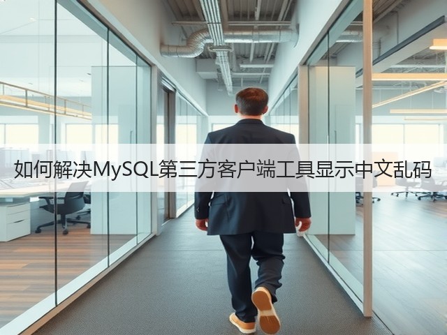 如何解决MySQL第三方客户端工具显示中文乱码(图3) 如何解决MySQL第三方客户端工具显示中文乱码(图3)