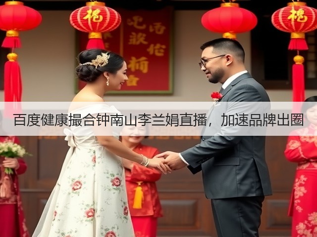 百度健康撮合钟南山李兰娟直播，加速品牌出圈(图1)